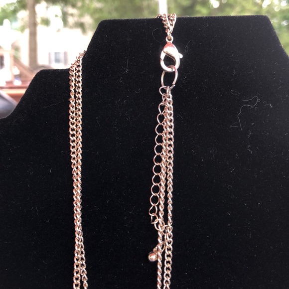 Multi strand disk necklace , adjustable length - Picture 3 of 4